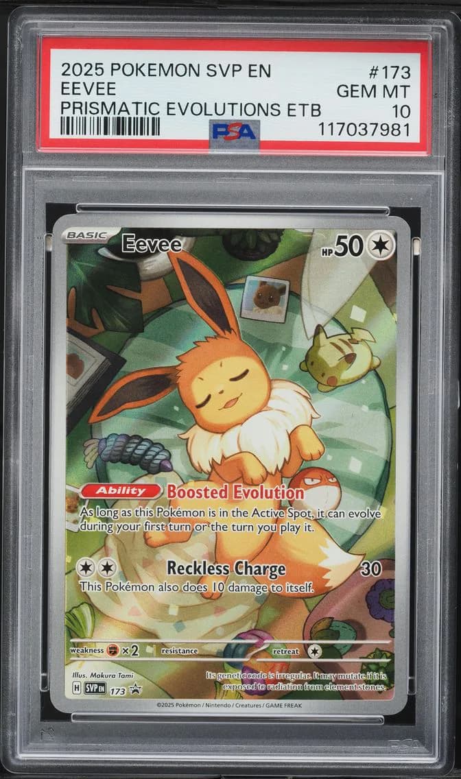 Eevee, SV Black Star Promo, PSA 10