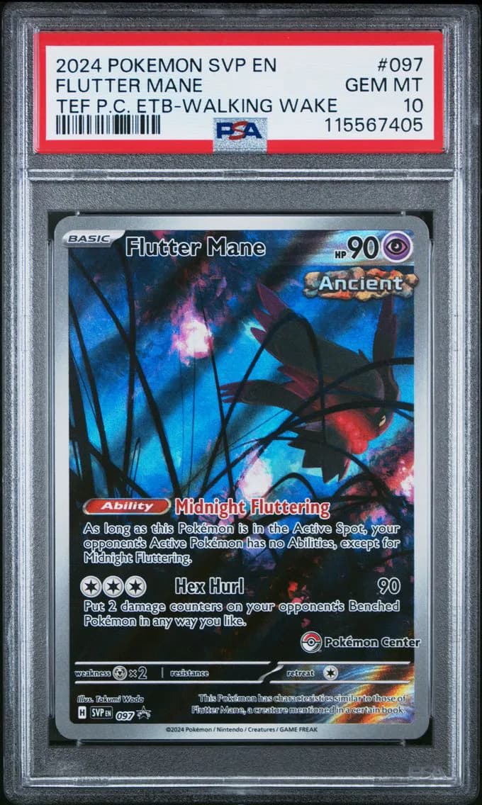 Flutter Mane, SV Black Star Promo, PSA 10