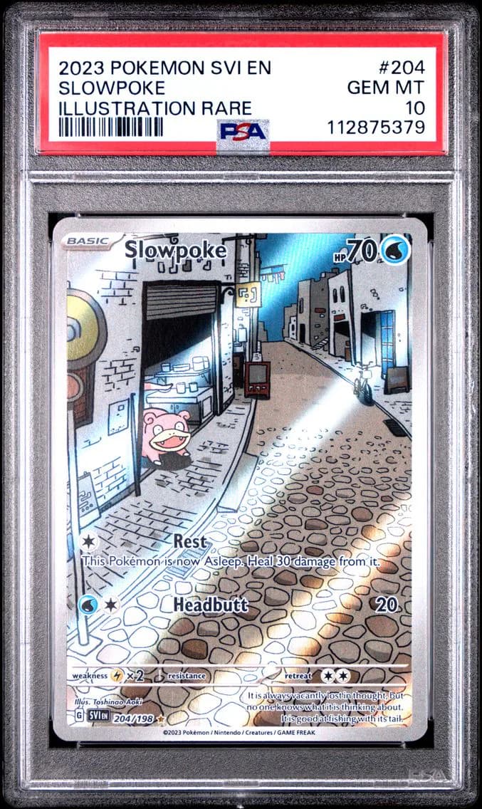 Slowpoke, Scarlet & Violet, PSA 10