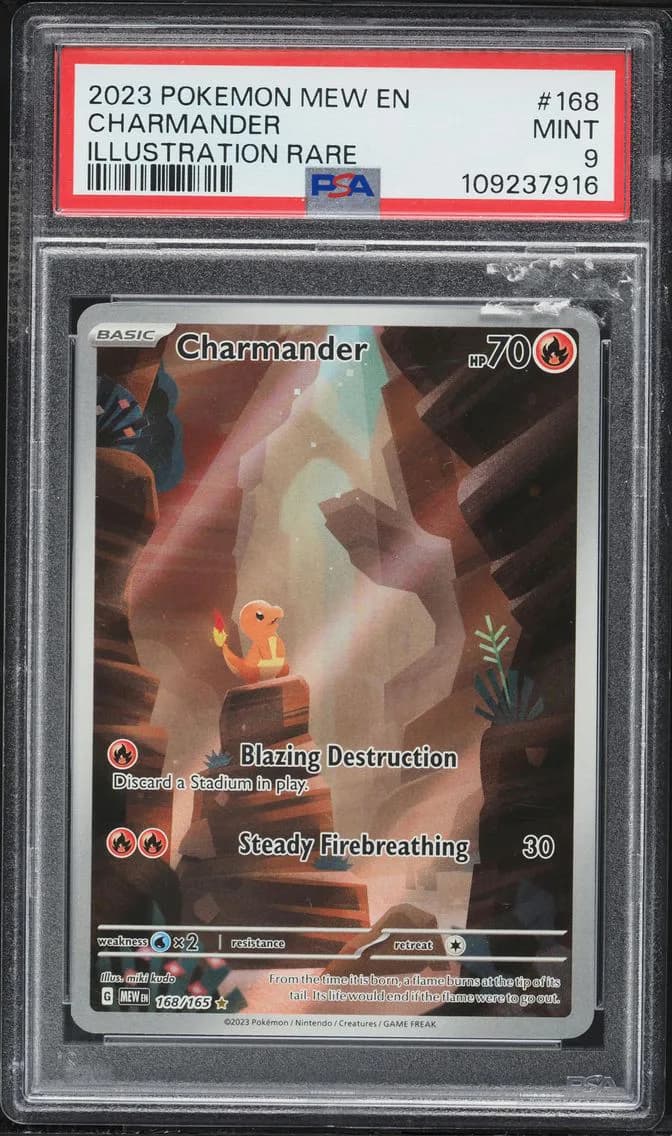 Charmander, 151, PSA 9
