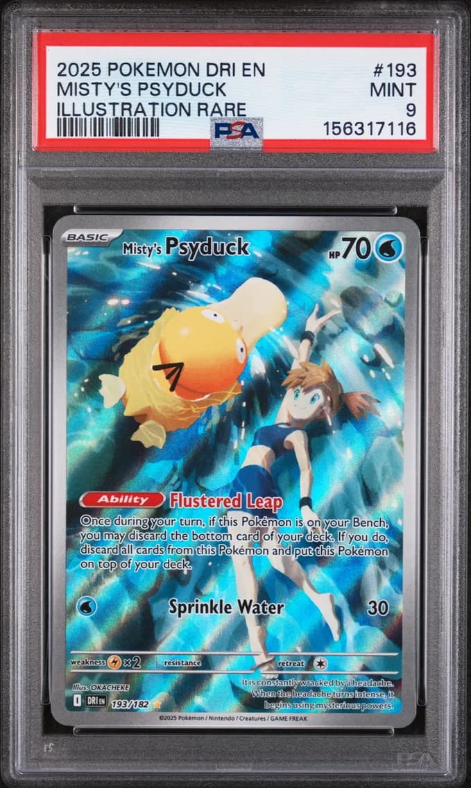 Misty's Psyduck, Destined Rivals, PSA 9