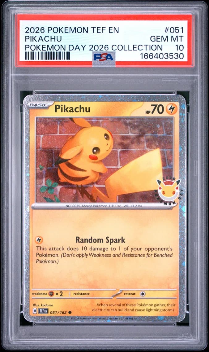 Pikachu, Temporal Forces, PSA 10