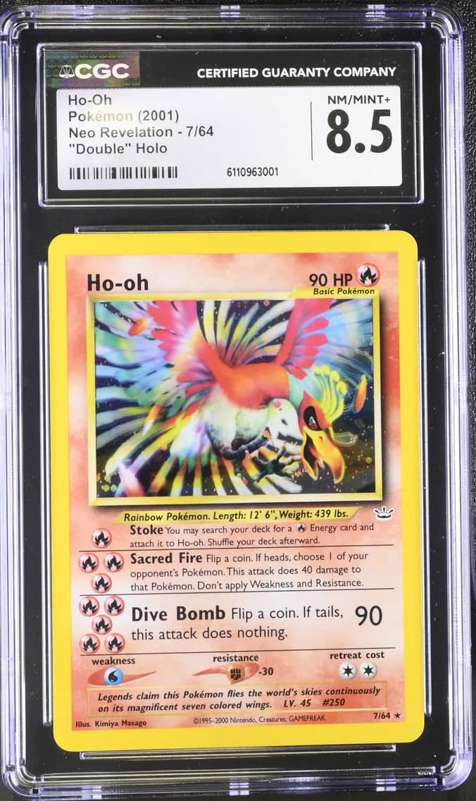 Ho-Oh, Neo Revelation - Unlimited, CGC 8.5
