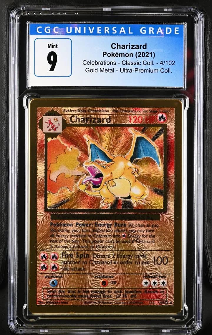 Charizard, Celebrations - Classic Collection, CGC 9