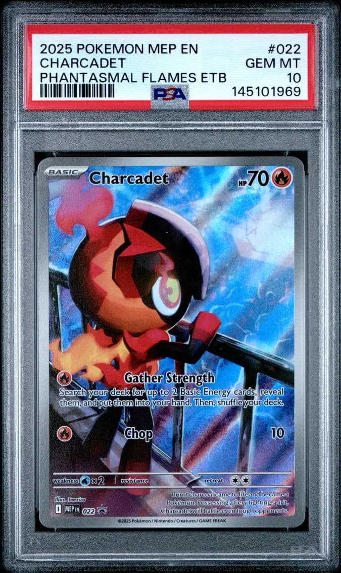 Charcadet, Me Black Star Promo, PSA 10