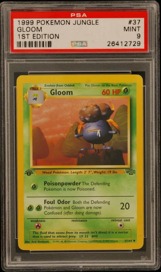 Gloom 1st Edition, Jungle, PSA 9