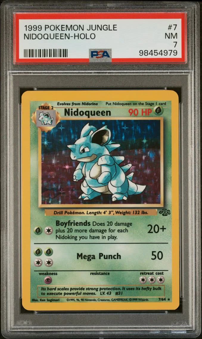 Nidoqueen-Holo, Jungle, PSA 7