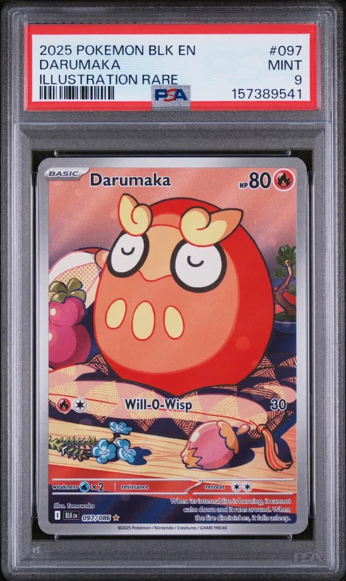 Darumaka, Black Bolt, PSA 9