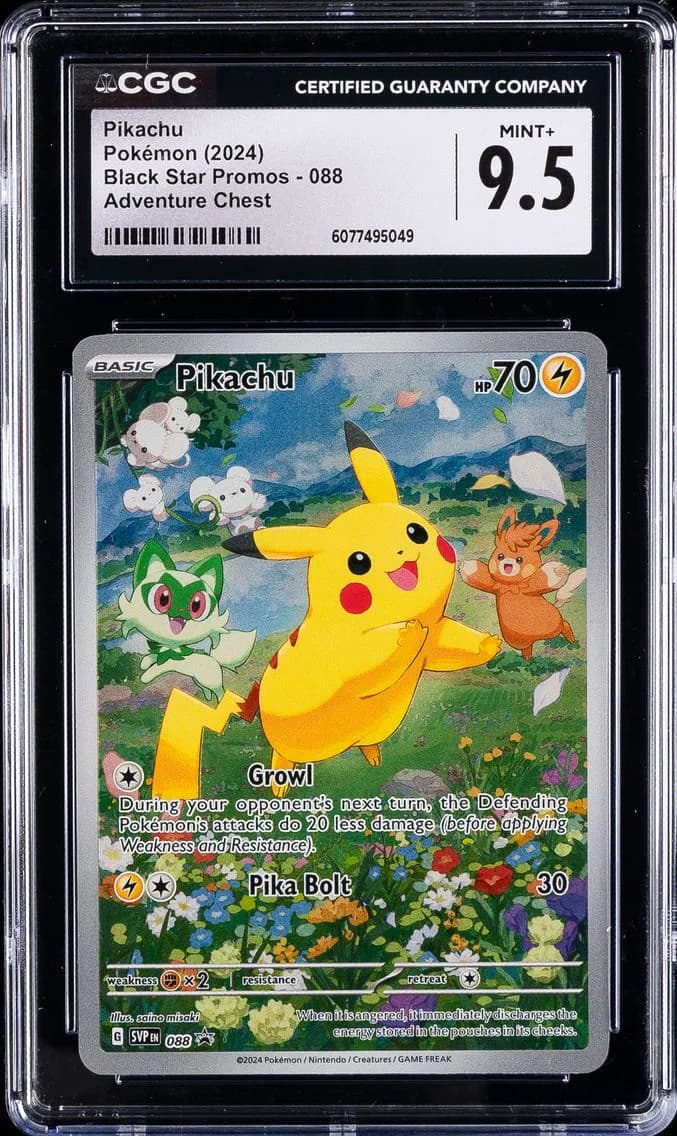 Pikachu, Black Star Promos - Scarlet & Violet SVP EN, CGC 9.5