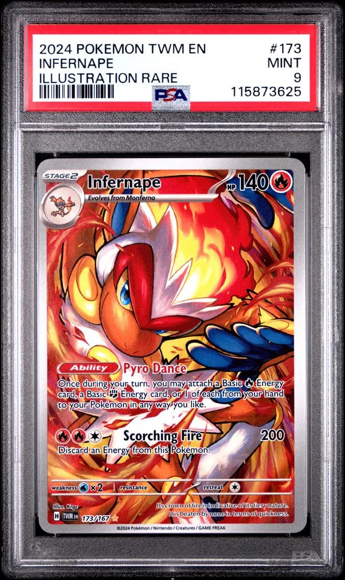 Infernape, Twilight Masquerade, PSA 9