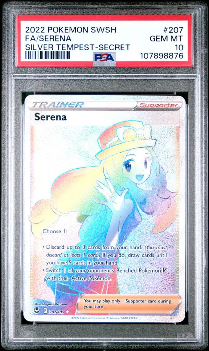 Serena, Sword & Shield Silver Tempest, PSA 10