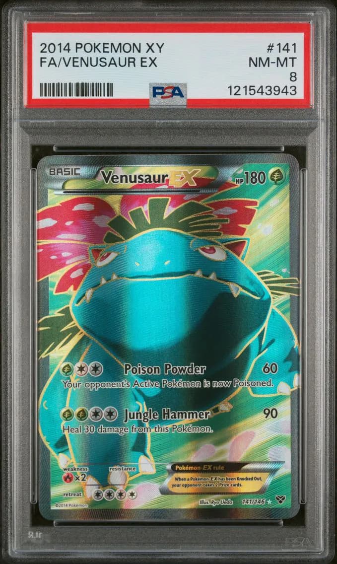 Venusaur EX, XY, PSA 8