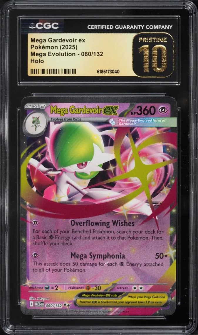 Mega Gardevoir Ex, Mega Evolution, CGC 10