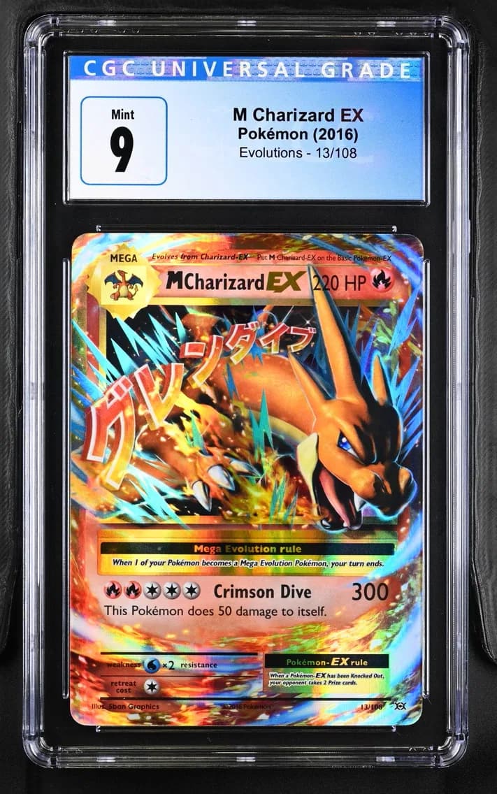 M Charizard EX, Evolutions, CGC 9