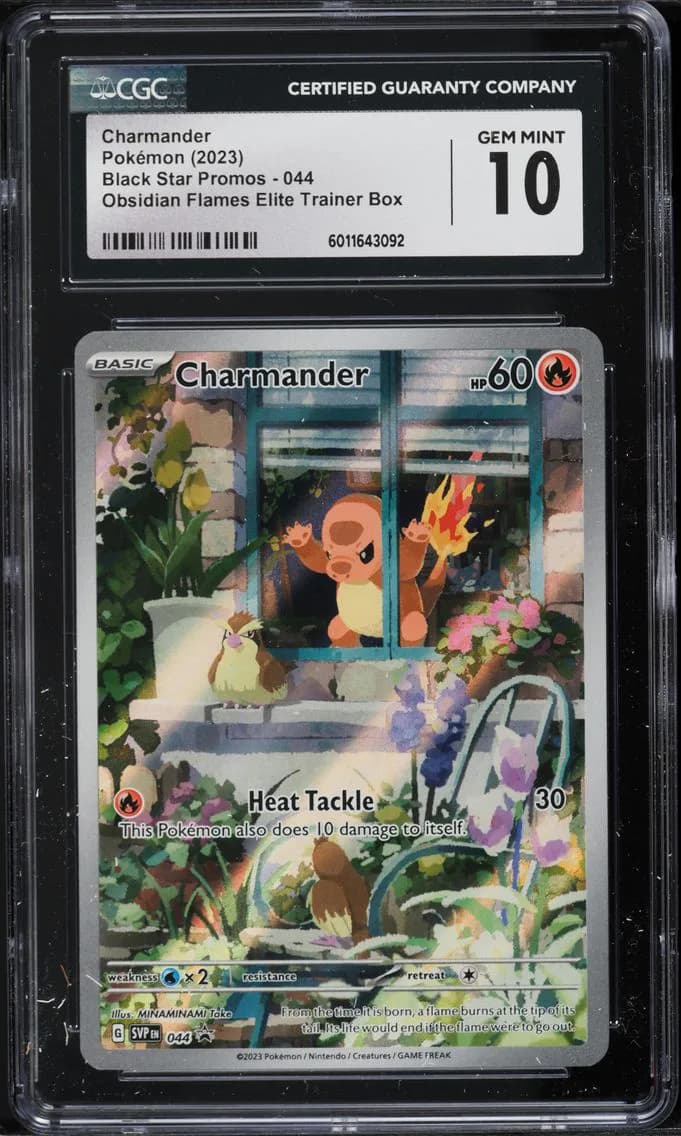 Charmander, Black Star Promos - Scarlet & Violet SVPEN, CGC 10