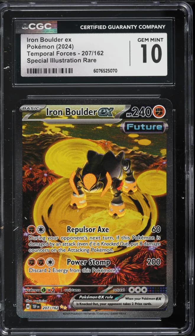 Iron Boulder EX, Temporal Forces, CGC 10