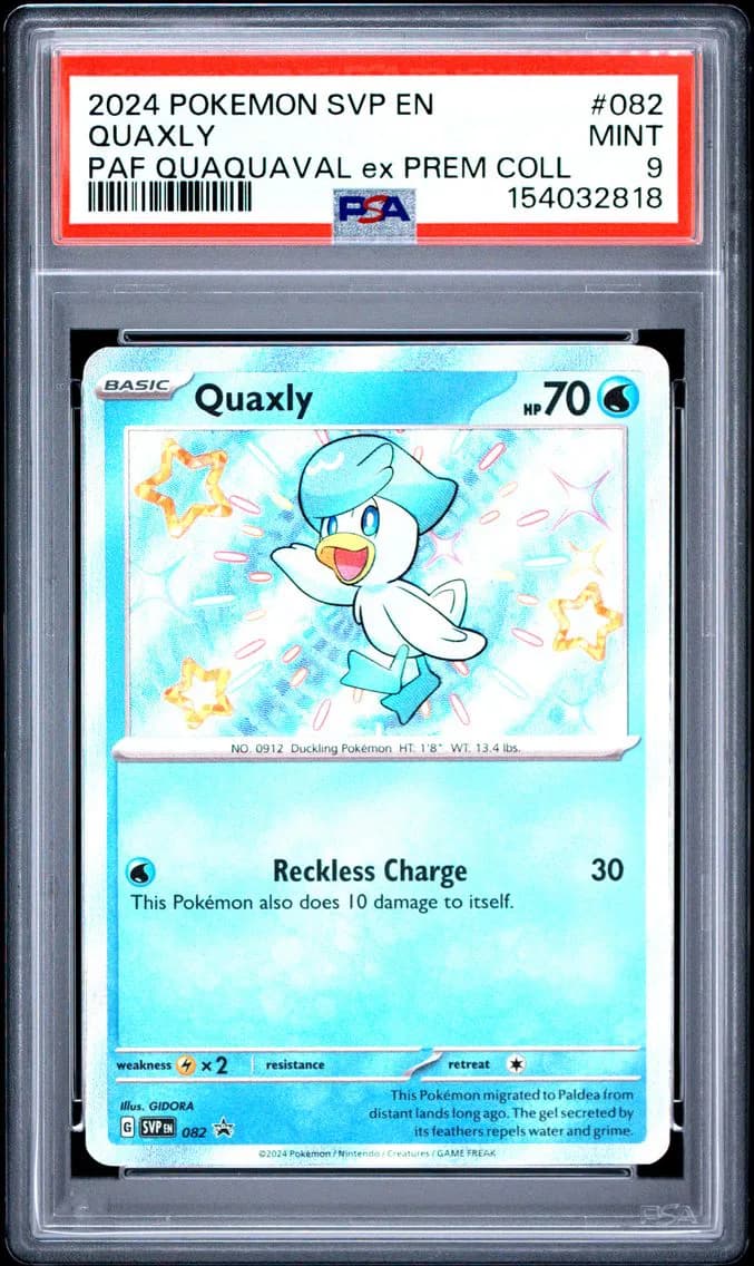Quaxly, SV Black Star Promo, PSA 9