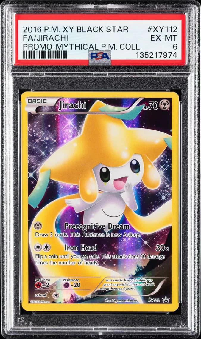 Jirachi, XY Black Star Promo, PSA 6