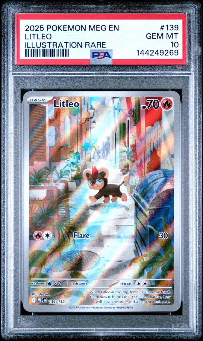 Litleo, Mega Evolution, PSA 10