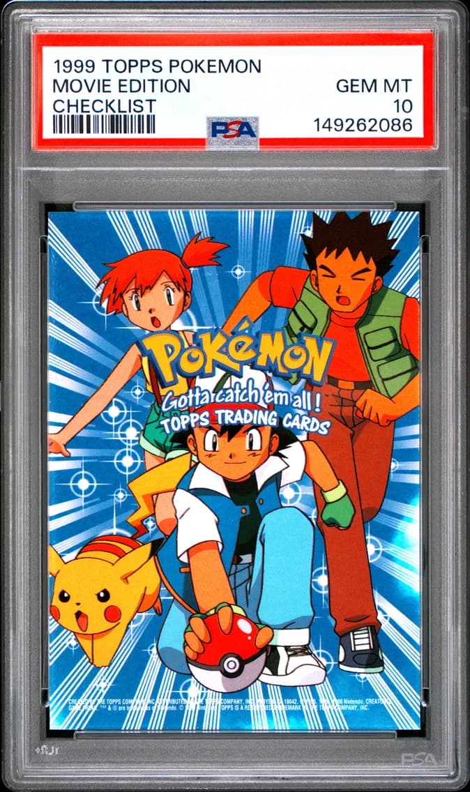 Movie Edition, Topps Pokemon the Movie Edt, PSA 10