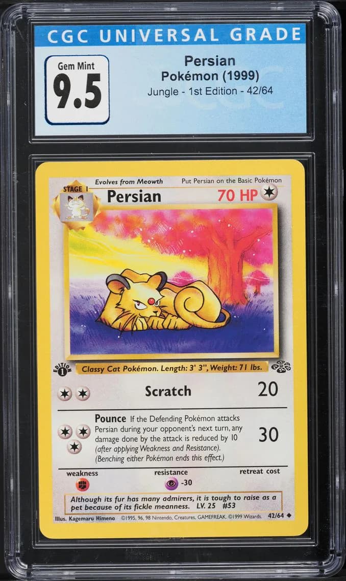 Persian 1st Edition, Jungle - 1st Edition, CGC 10