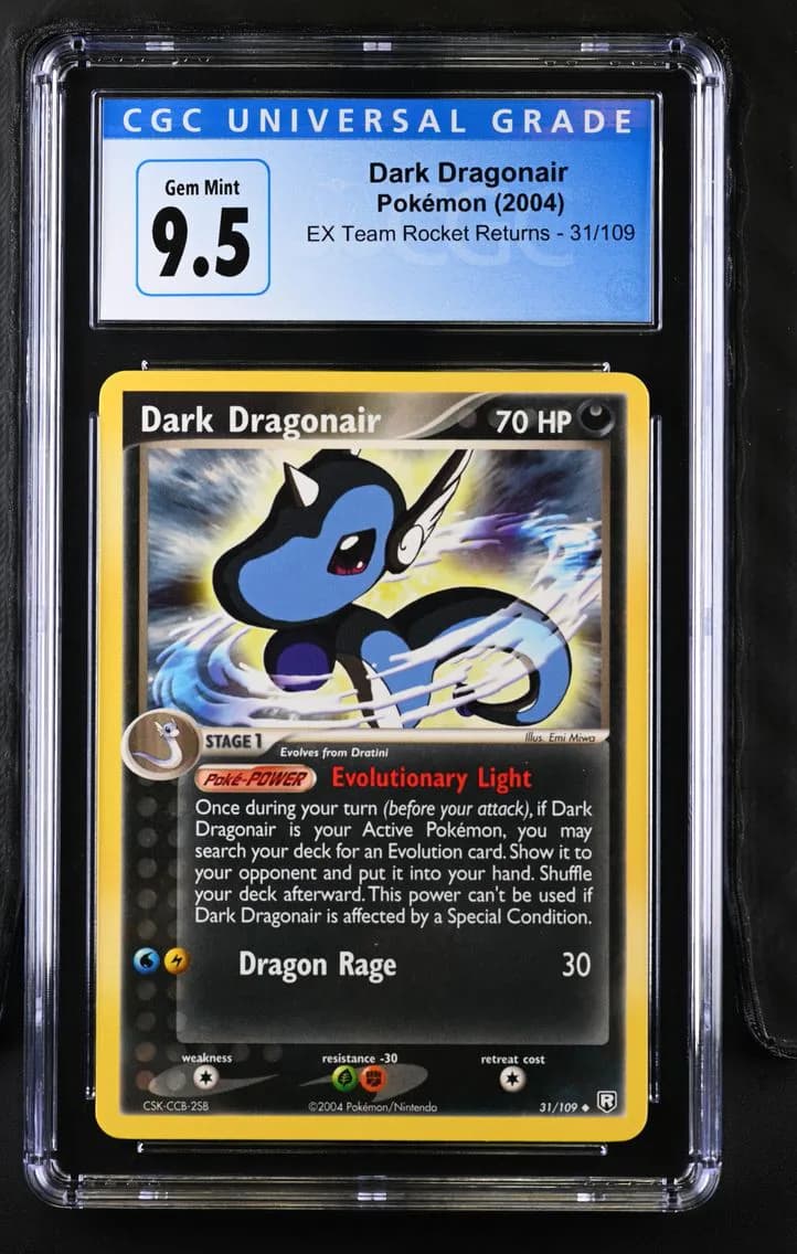 Dark Dragonair, EX Team Rocket Returns, CGC 10