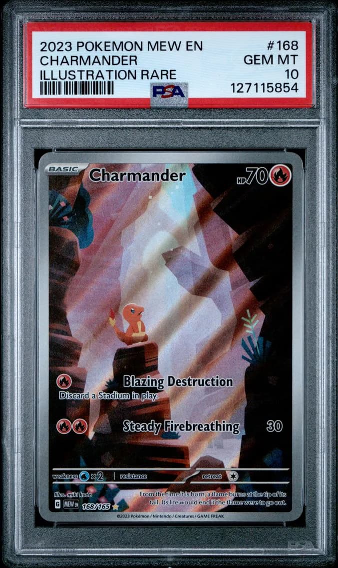 Charmander, 151, PSA 10