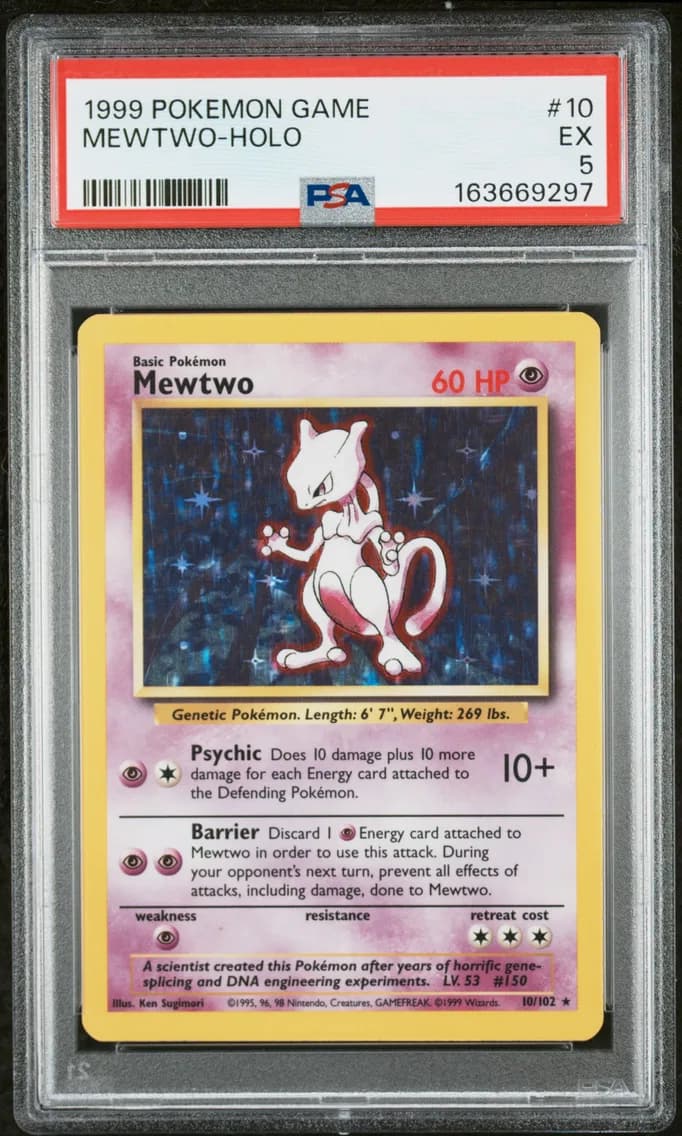 Mewtwo-Holo, Game, PSA 5