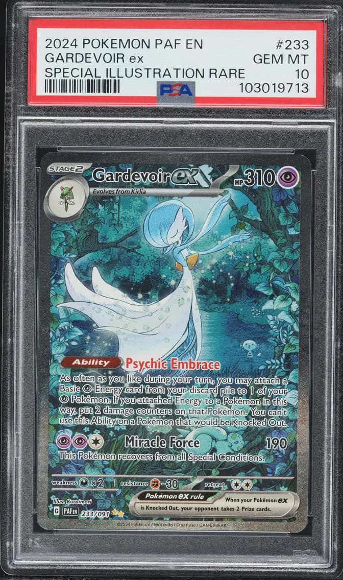 Gardevoir EX, Paldean Fates, PSA 10