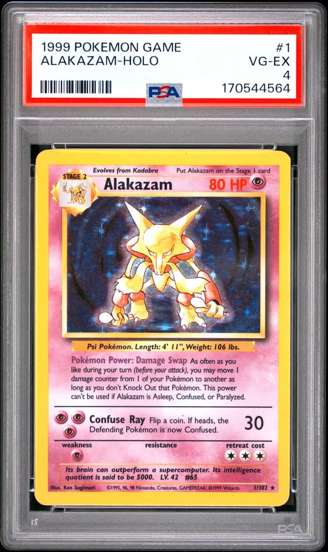 Alakazam-Holo, Game, PSA 4