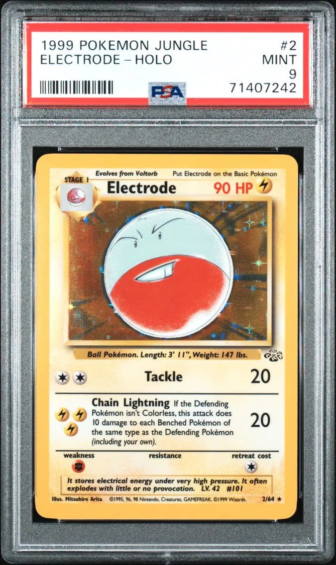 Electrode-Holo, Jungle, PSA 9