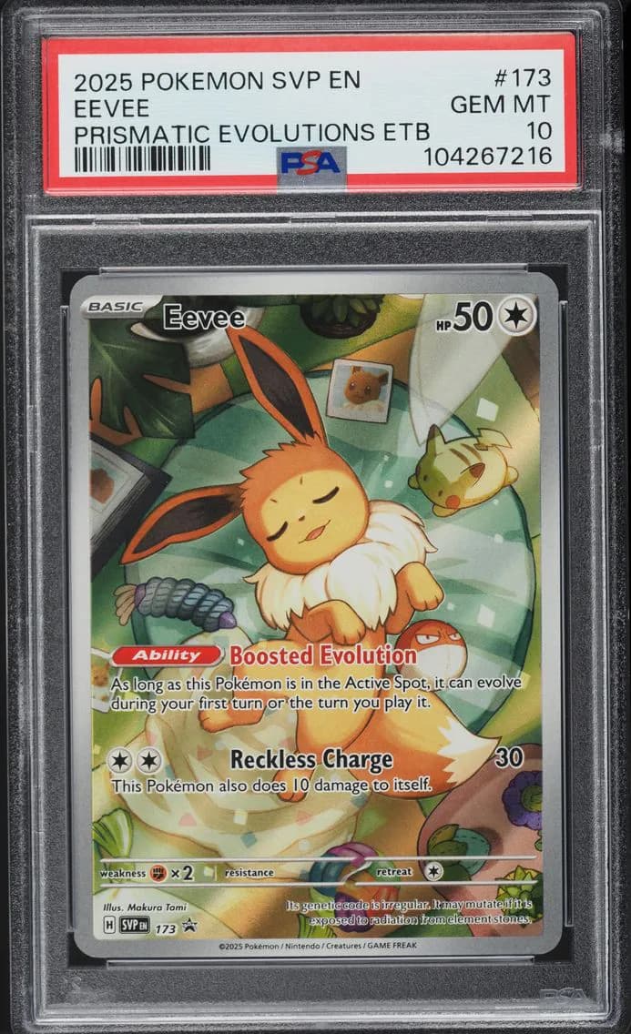 Eevee, SV Black Star Promo, PSA 10
