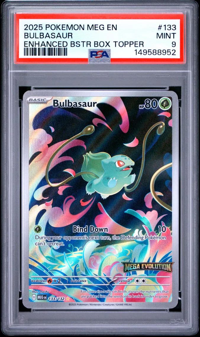 Bulbasaur, Mega Evolution, PSA 9