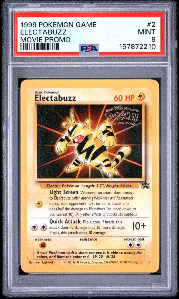 Electabuzz, Game Movie, PSA 9