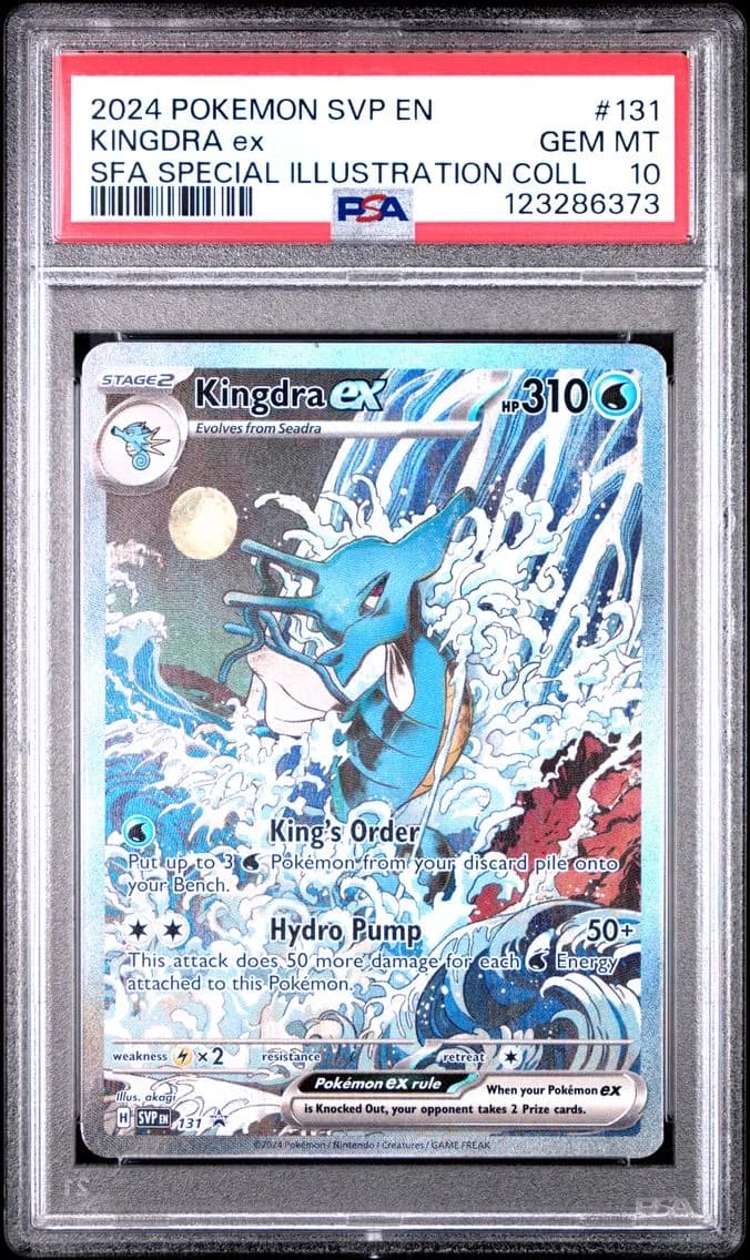 Kingdra EX, SV Black Star Promo, PSA 10