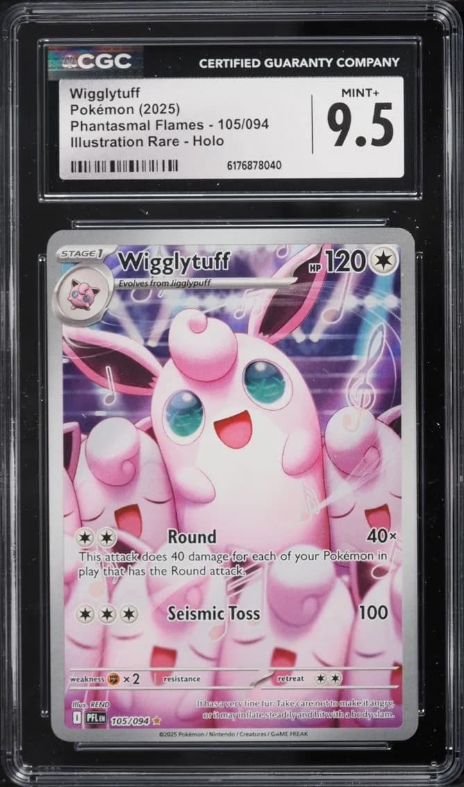 Wigglytuff, Phantasmal Flames, CGC 9.5