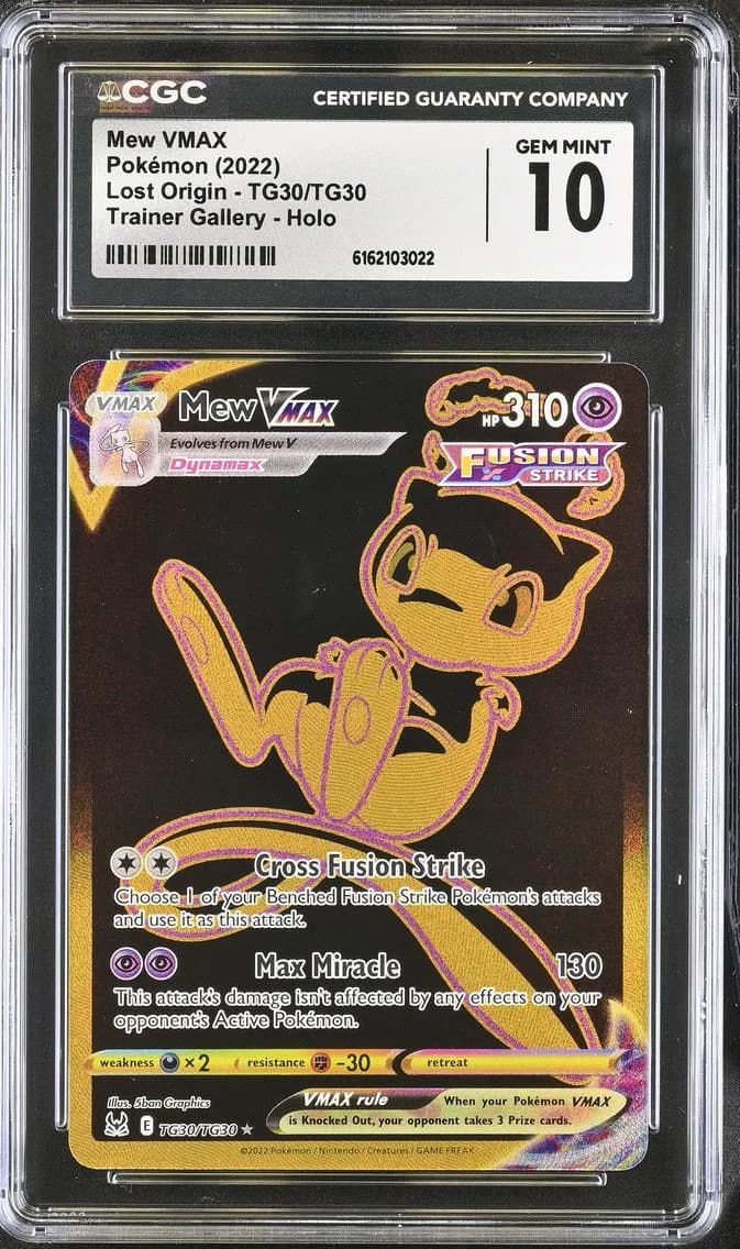 Mew VMAX, Lost Origin, CGC 10