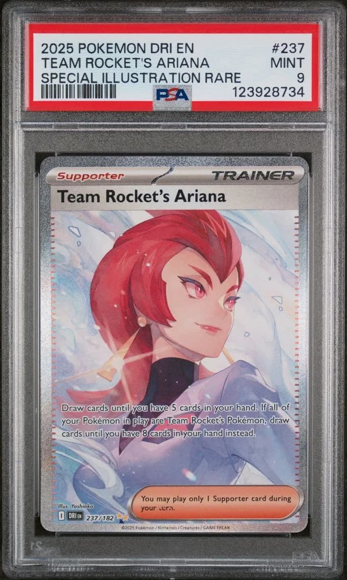 Team Rocket's Ariana, Destined Rivals, PSA 9