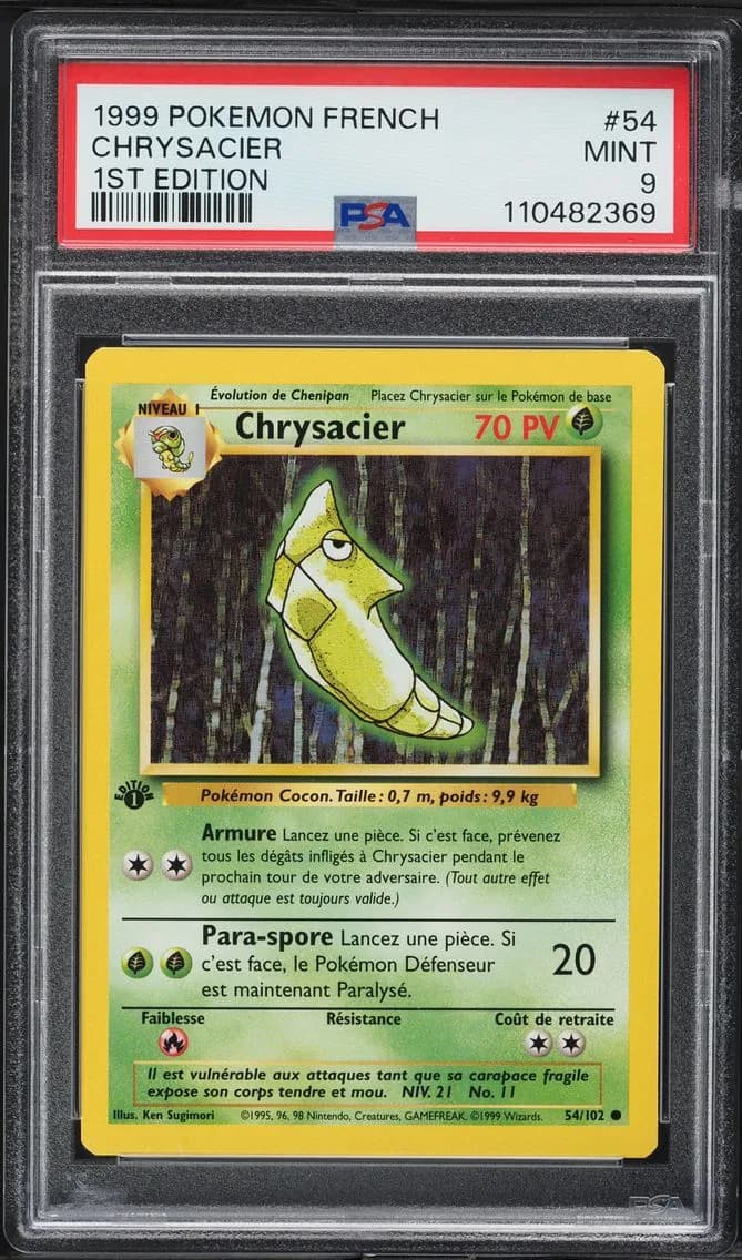 Chrysacier 1st Edition, French, PSA 9
