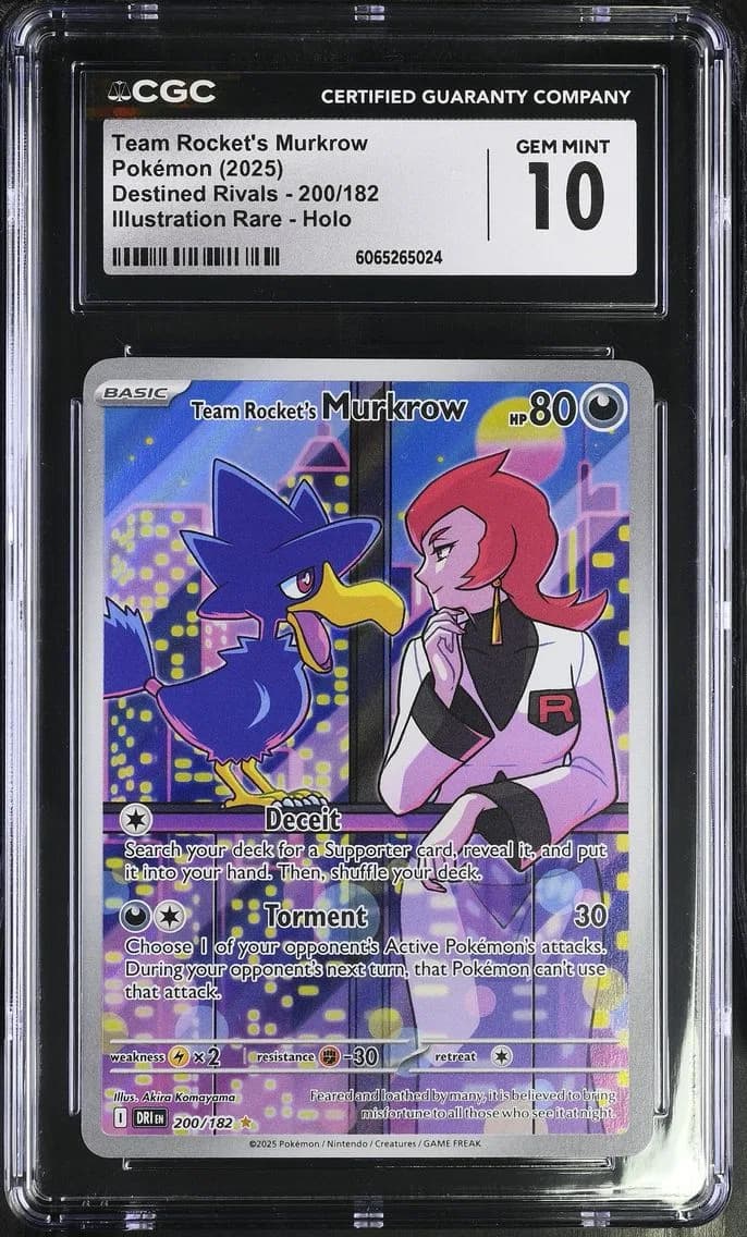 Team Rocket's Murkrow, Destined Rivals, CGC 10