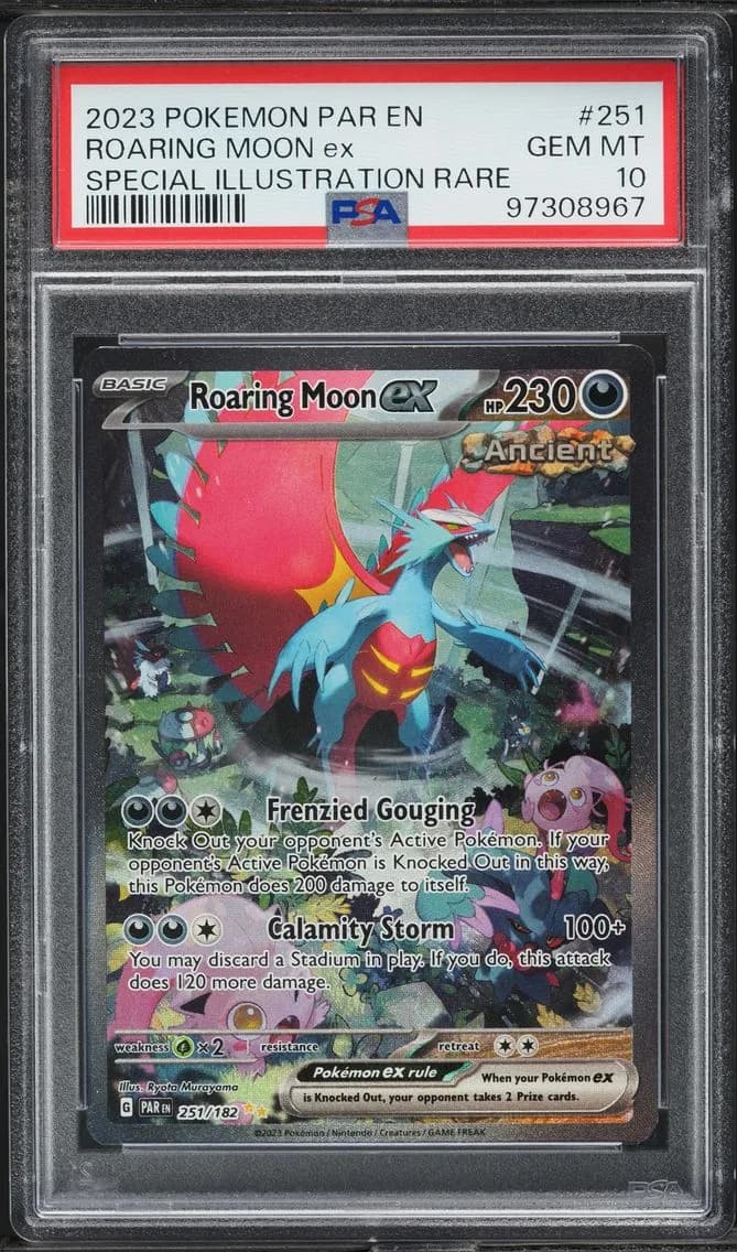 Roaring Moon EX, Paradox Rift, PSA 10