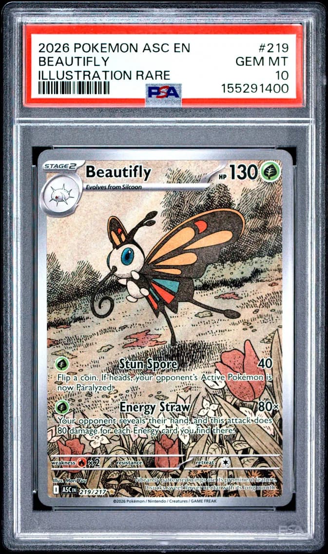 Beautifly, Ascended Heroes, PSA 10