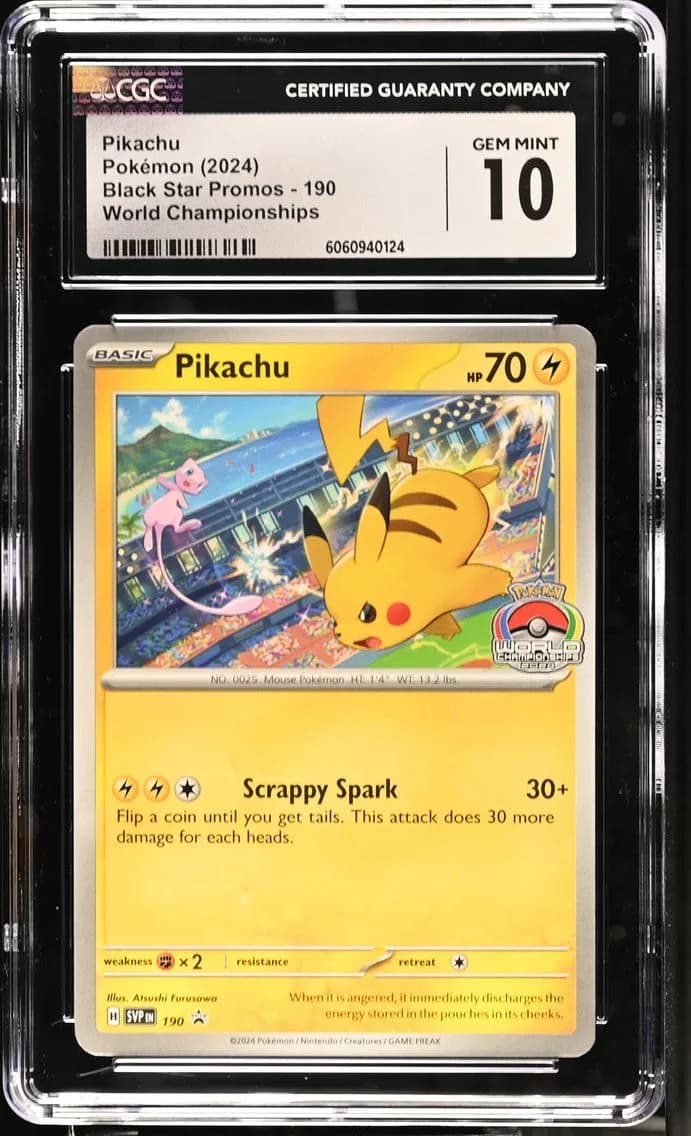 Pikachu, Black Star Promos - Scarlet & Violet SVP EN, CGC 10