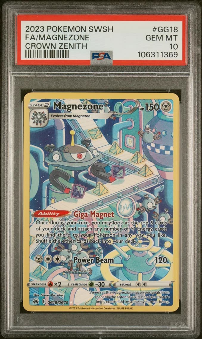 Magnezone, Sword and Shield Crown Zenith, PSA 10
