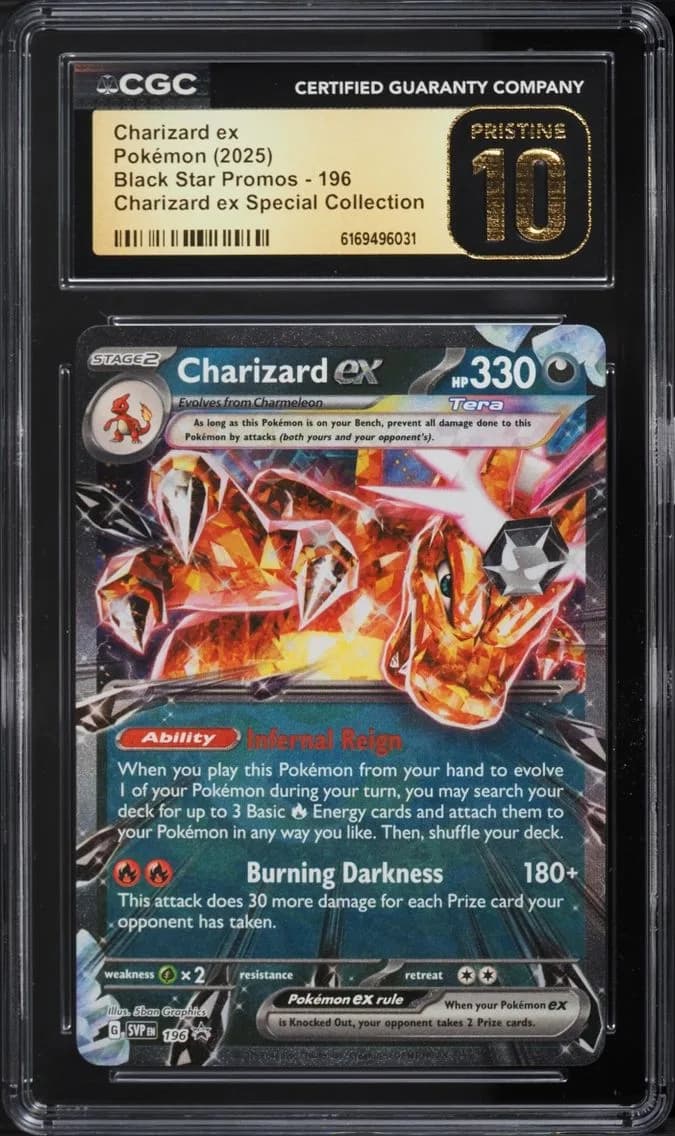 Charizard ex, Black Star Promos - Scarlet & Violet SVP EN, CGC 10