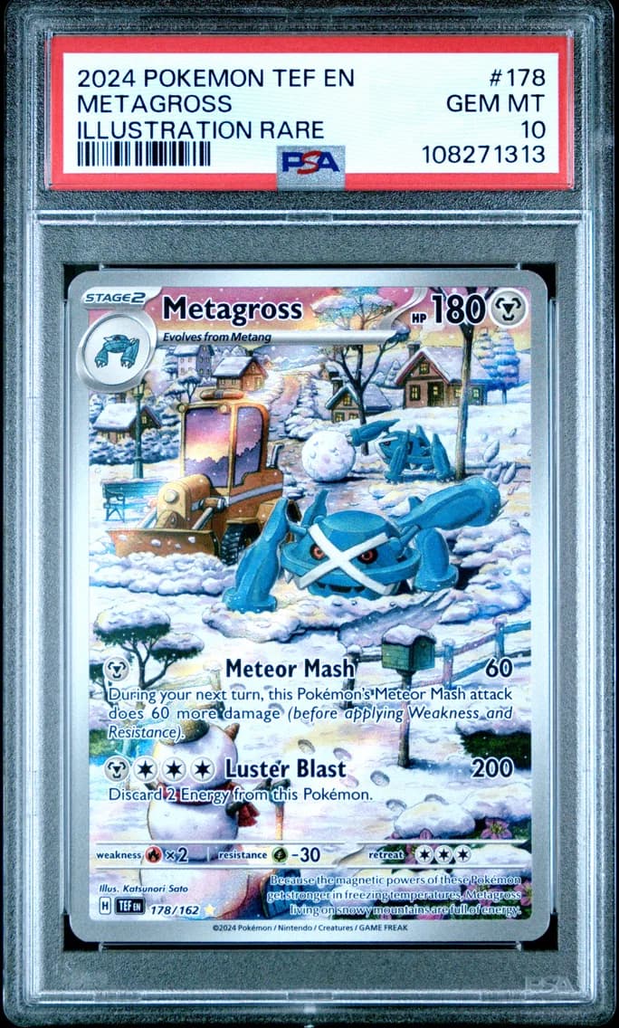 Metagross, Temporal Forces, PSA 10