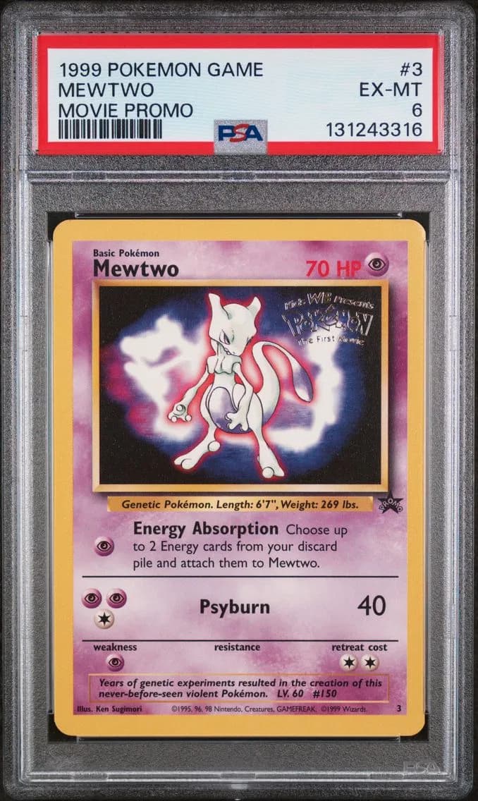 Mewtwo, Game Movie, PSA 6
