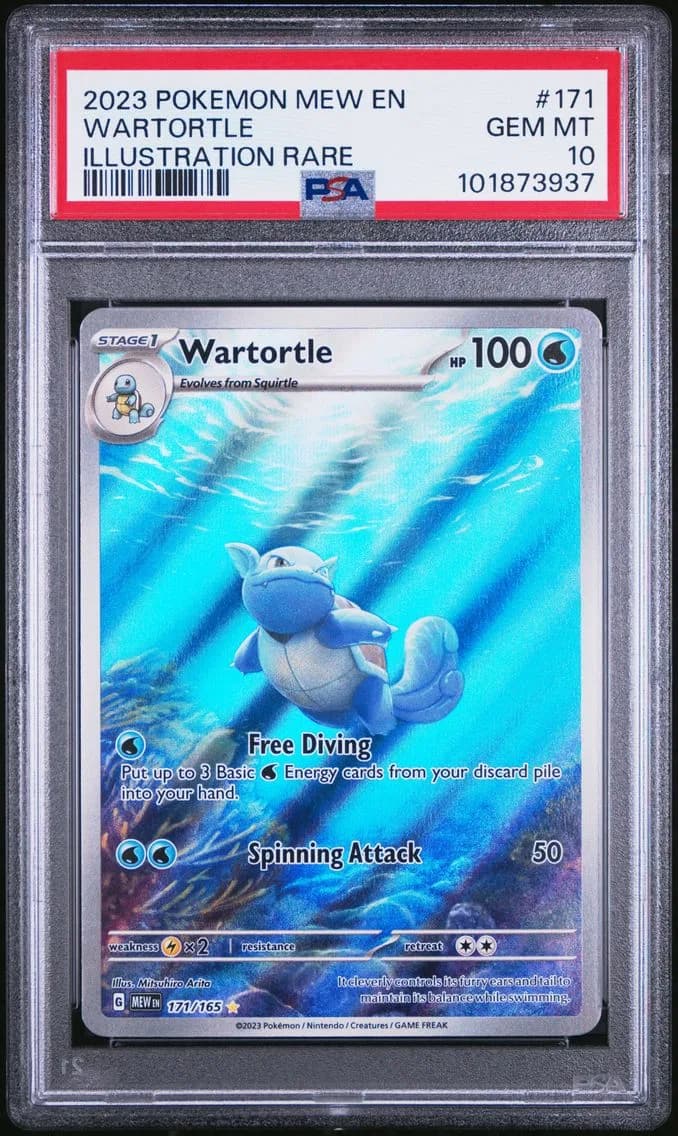 Wartortle, 151, PSA 10