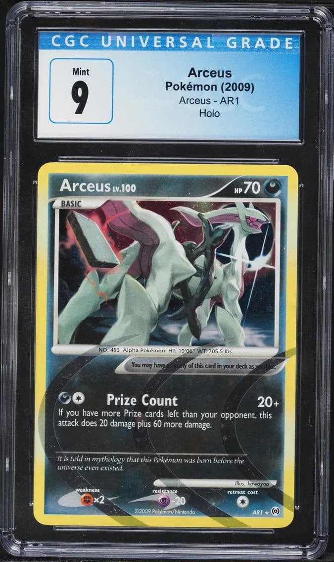 Arceus, Arceus, CGC 9