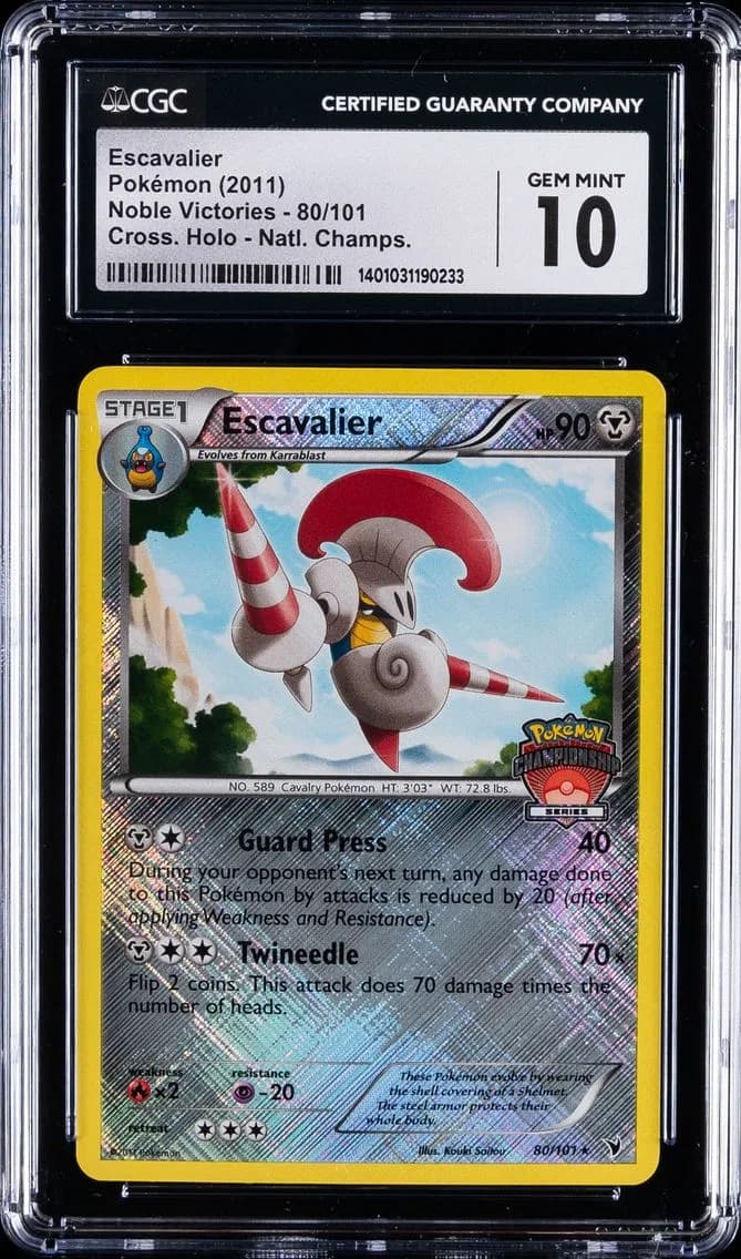 Escavalier, Noble Victories, CGC 10
